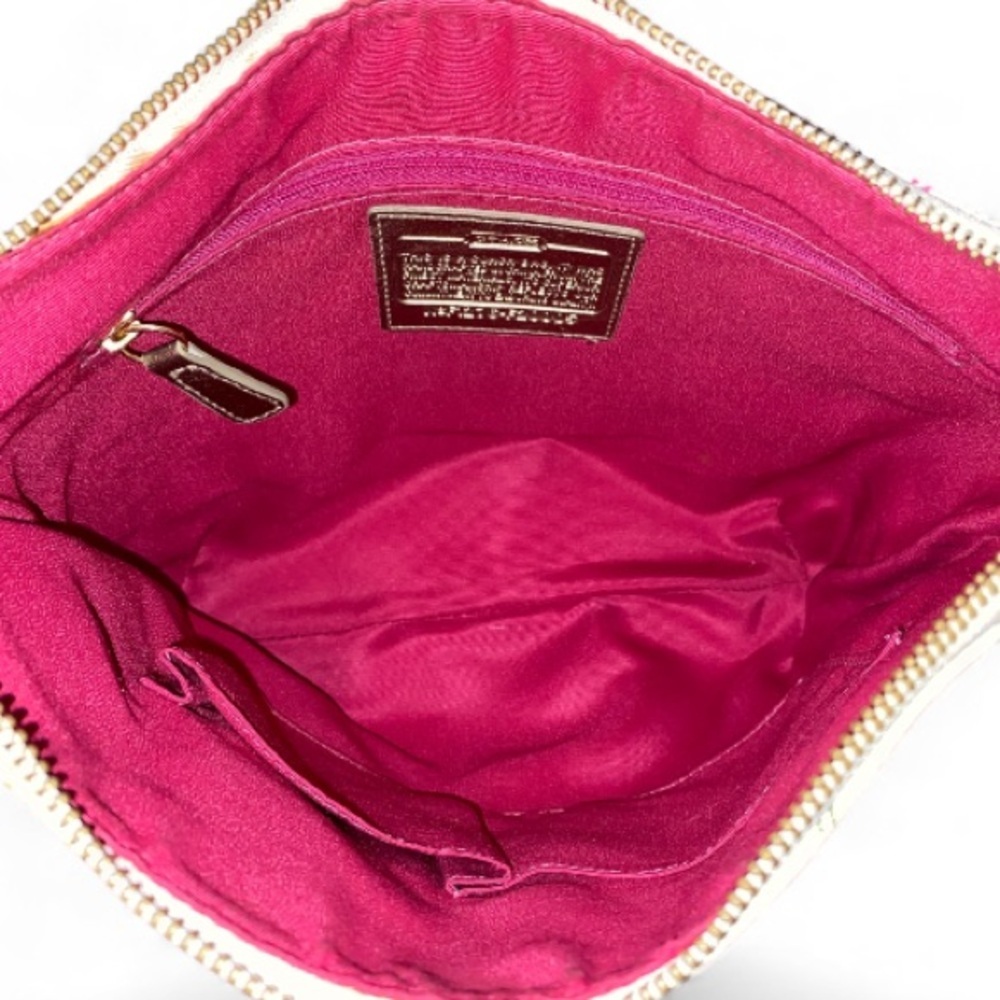 Coach Peyton Tattersall Plaid Crossbody Bag - Picture 5 of 7